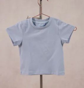 High Quality TOB Babies Shirts Crew Neck Women's T Shirts Short Sleeve Tops