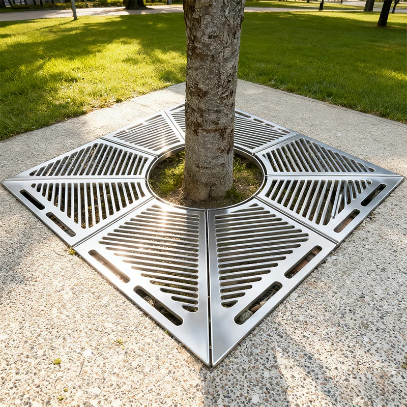 Square rainwater grates