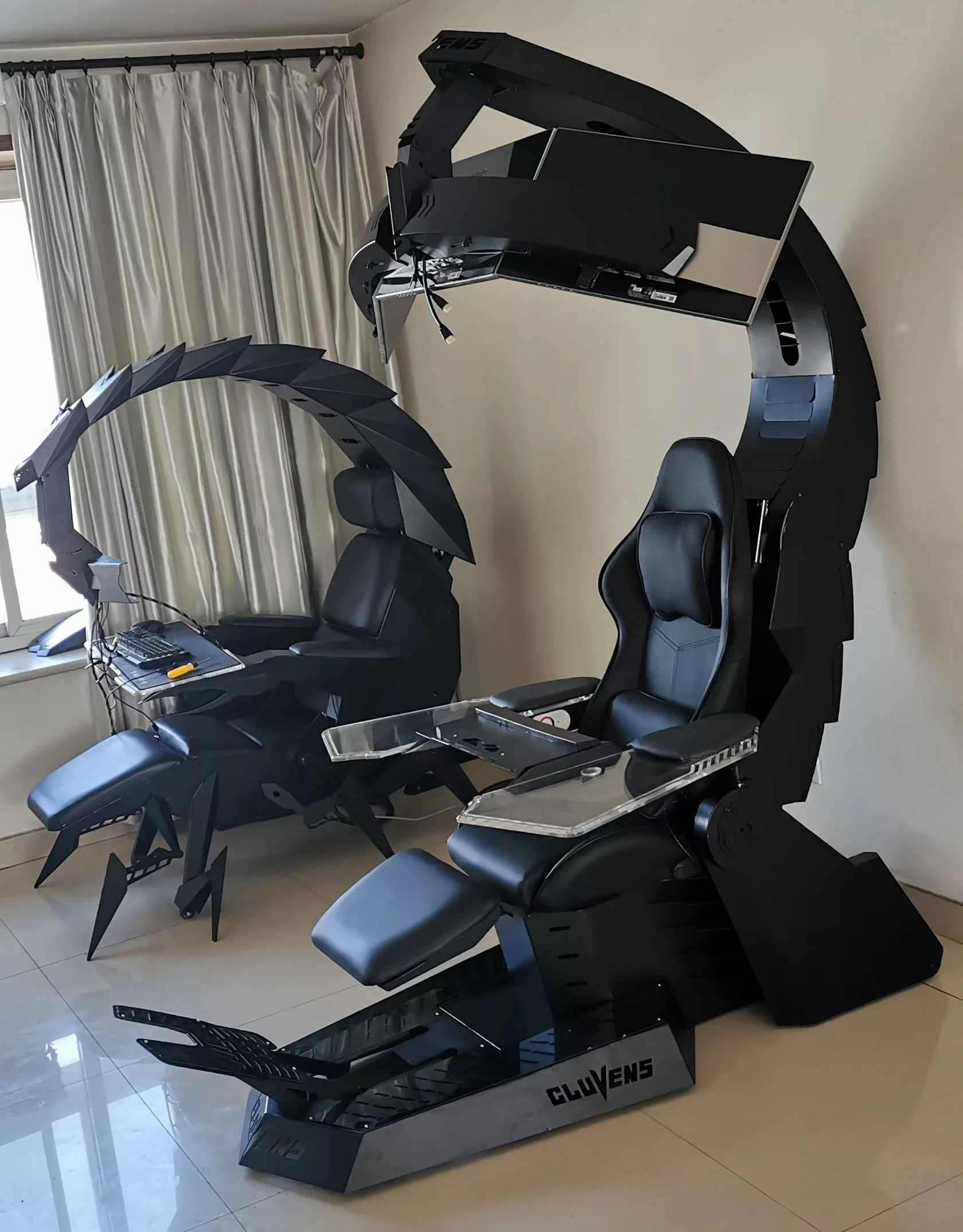 2021 Elite Pc Workstation Gaming Setup Automatic Pc Chair View Scorpion Pc Chair Powerstar Product Details From Ningbo Powerstar Electronic Co Ltd On Alibaba Com