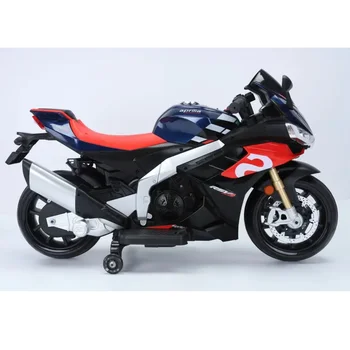 🏍️ Maqueta De Moto Aprilia RSV4 A Escala – Juguete Y Colección Para Adultos Y Niños (Blanco)