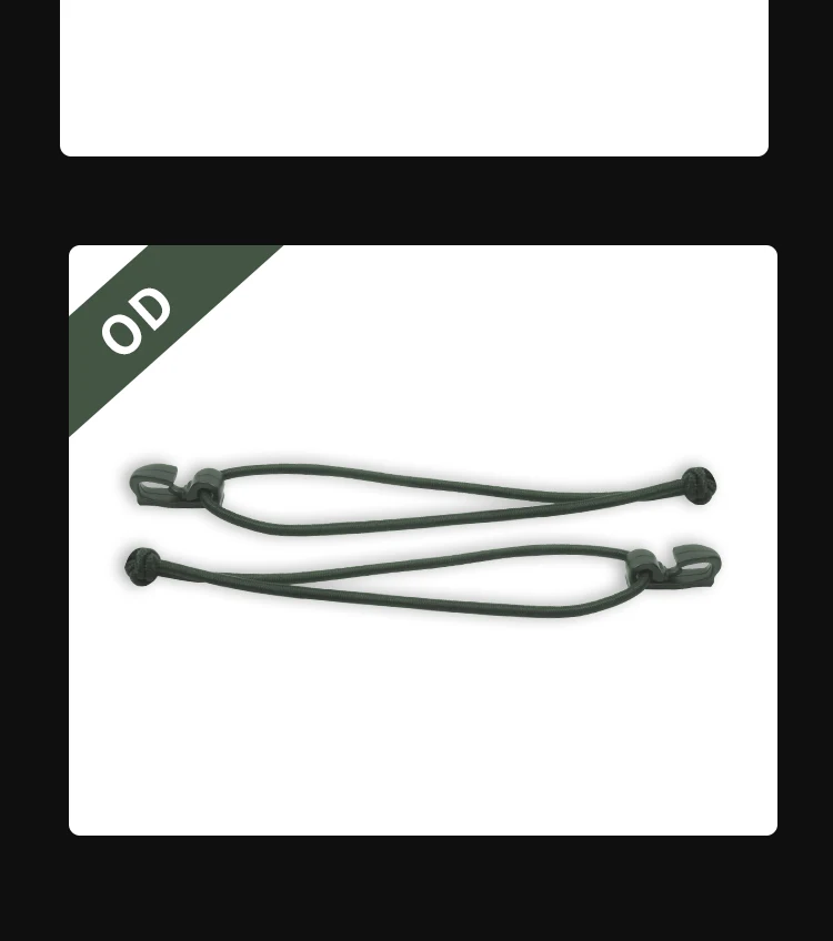 Action Union Tactical Helmet Accessories Guide Rail Shock Cord Kit