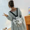 Mochila con cabeza de tigre blanco-35*22cm-0,2kg