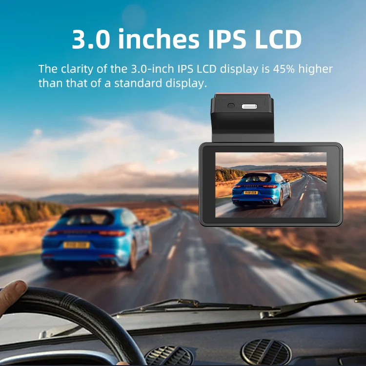 Dash Cam 4g Supported 2 Channel DVR 3.0 Inches LCD Dual Lens 2k Car Black Box F1.8 for Nighttime Accident & Fraud Prevention manufacture