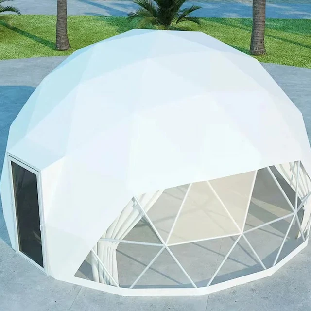 Modularb 8m Bubble Tent Prefab Dome House with Steel  Frame and Fabric Sides for Outdoor Sports Movable Features