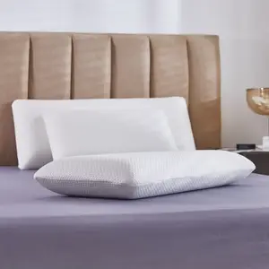 Wholesale Comfort Hypoallergenic Memory Foam Pillow Removable Cover Natural Memory Foam Latex Pillow