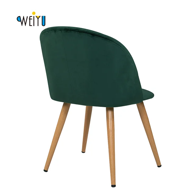 Обеденный стул раздавленный для гостиной ресторана простой дизайн бархатный столовой домашняя мебель столовая гостиница reataurant