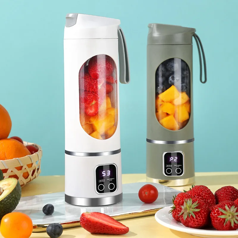 Small Household Juicer Cup, Cross-border Multifunctional Portable Fully Automatic Juicer, Large Capacity Juicer, Rechargeable