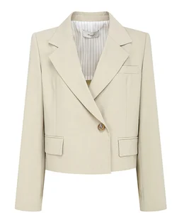 Bettergirl  Ladies Long Sleeve Women's Casual Irregular Blazers Spring New Western Style Fashion Female Slimming Button up Suit