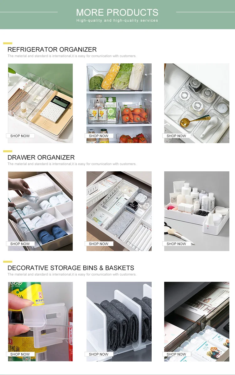 Drawer Organizer Divider Expandable Adjustable Drawer Dividers Clear