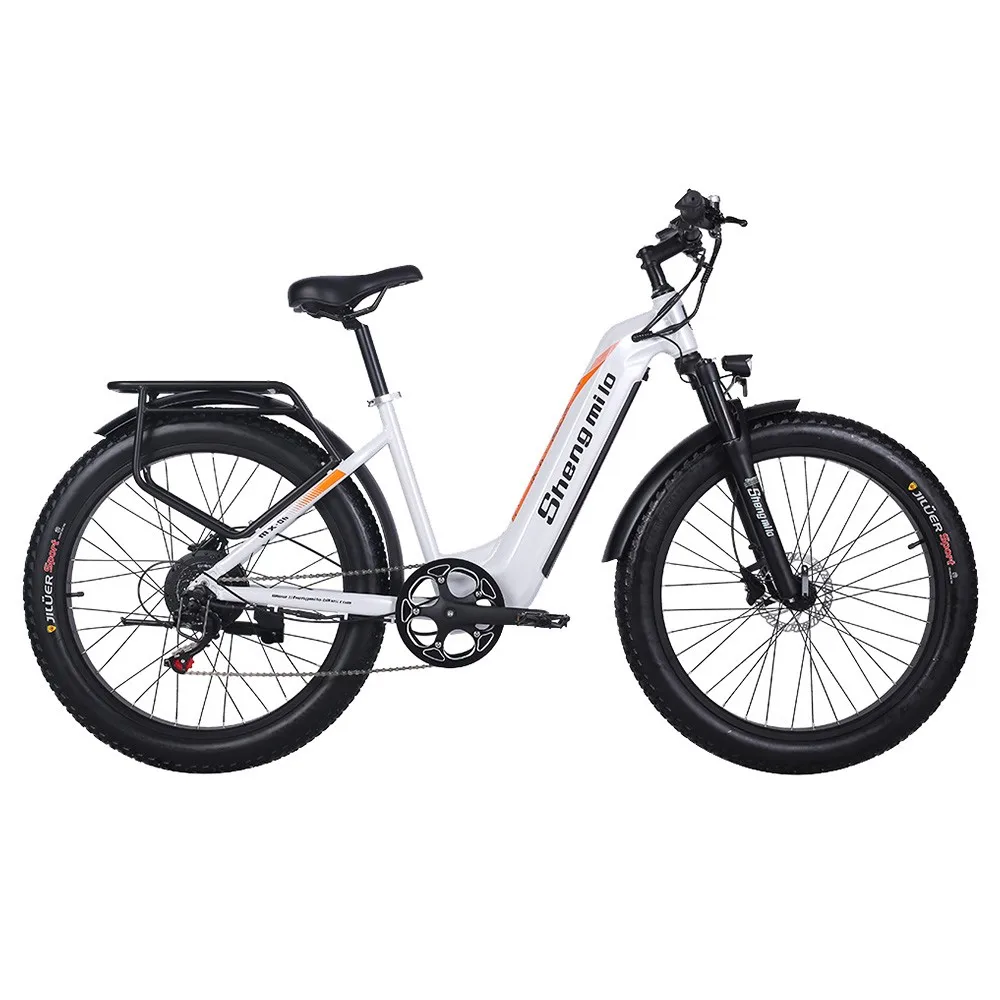 Sheng milo Mx06 City Ebike 500W Mountainbike Trek Bike Elektro fahrräder All Terrain 26 Zoll Fat Tire Mit 500W 1000W Bafang Moto