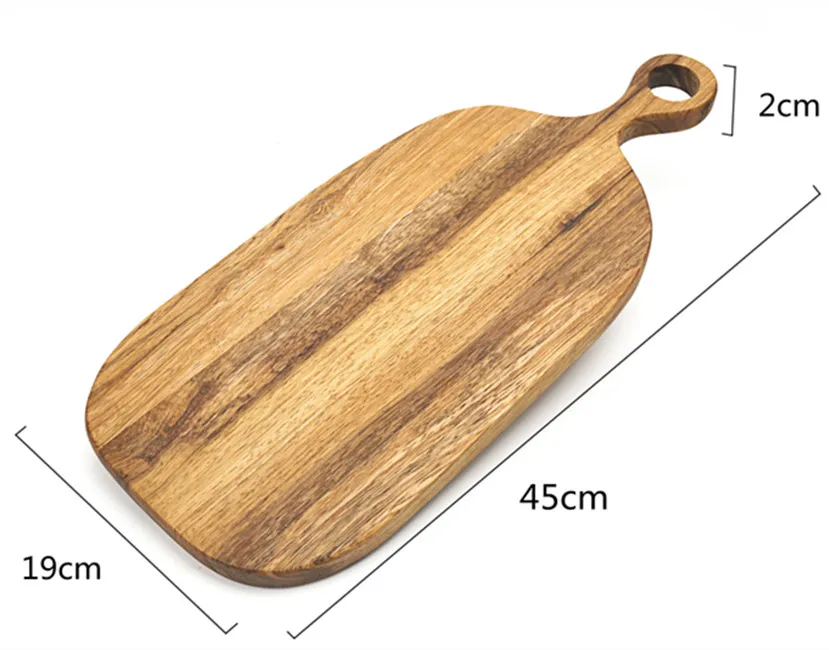 Kitchen Restaurant Zabra Wood Bread Cheese Cutting Chop Board With ...