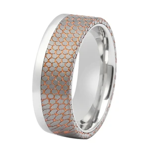 8mm Men's Fashion Rings Superconductor Bands Made From Niobium Titanium Copper Custom Wedding Band Jewelry