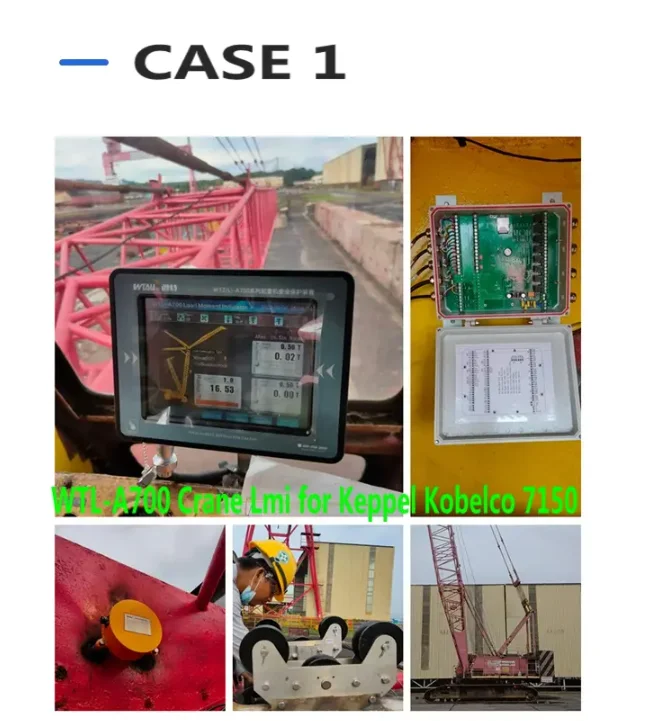 WTAU Cable Reel Crane Angle Boom Sensor kato for Telescopic Cranes 25-45m Length Measurement -10~90 Angle Range