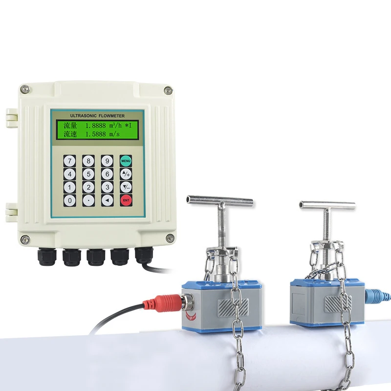 Ultrasonic Flow Meter Process Control Water Liquid Flowmeter Energy Management