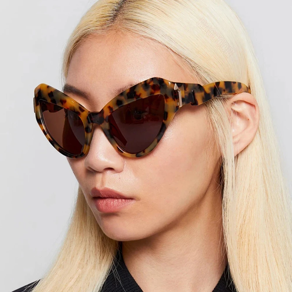2024 Vintage Leopard Cat Eye Sunglasses for Men & Women  display picture 1