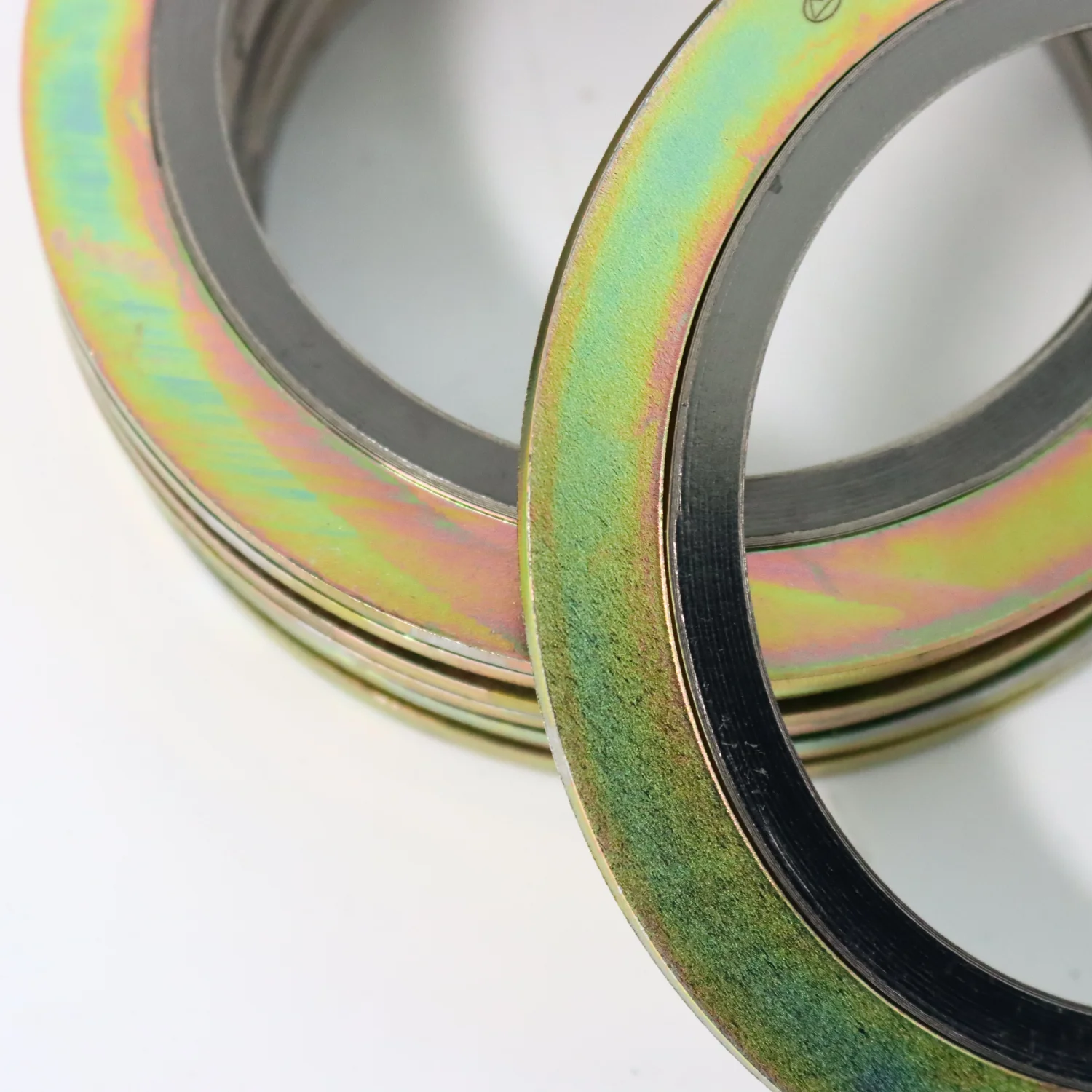 Metallic Gasket Maker Round Type Graphite PTFE Filler Material Flange Pipe Spiral Wound Gasket