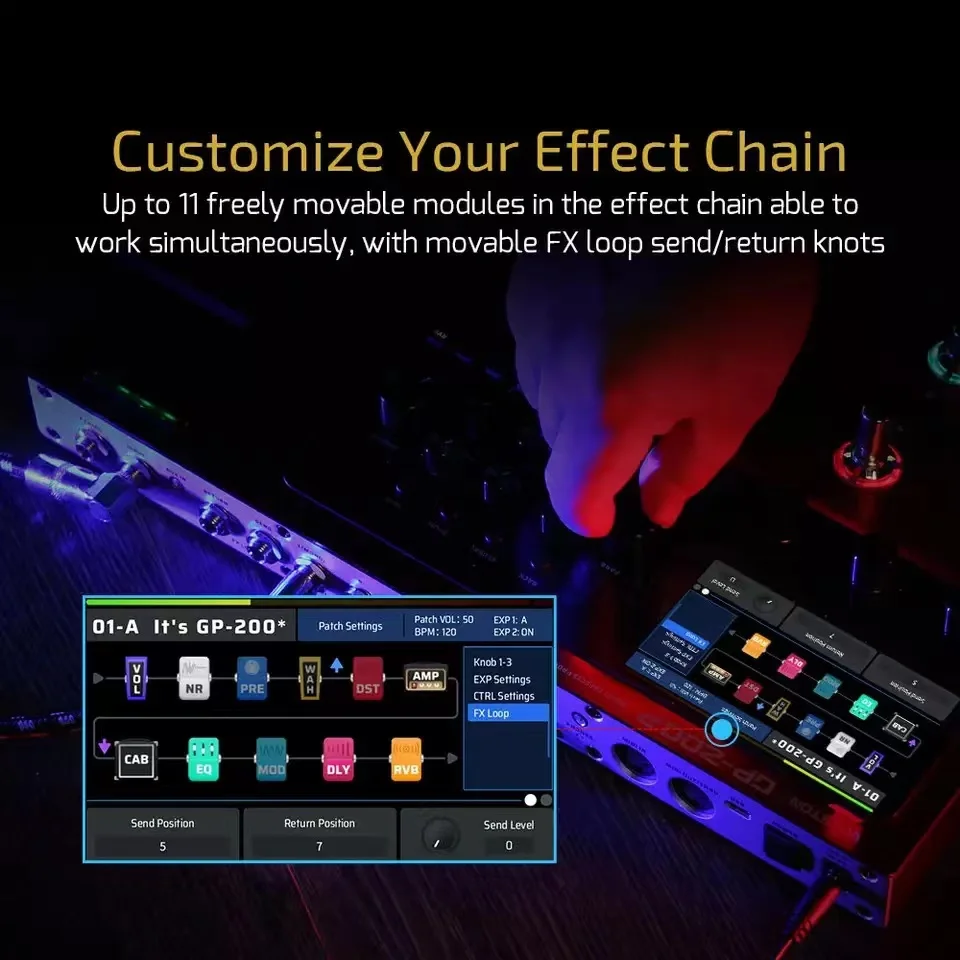 Valeton Gp 200/gp-200/gp200 Multi-effects Pedals Guitar Processor ...