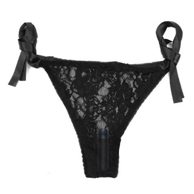 Pianshanzi Vibrating Underwear for Remote Control Sexy Women Lace Panties  Thong Low Waist Cotton Underwear Neckline Lace Bikini Briefs Women Underwear  Small Black, black, XXXL : : Fashion