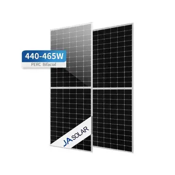 JA Solar Panels MBB Bifacial Mono PERC Half-cell Double Glass Module JAM72D20 440-465/MB Solar Panels 455w 440W 465W
