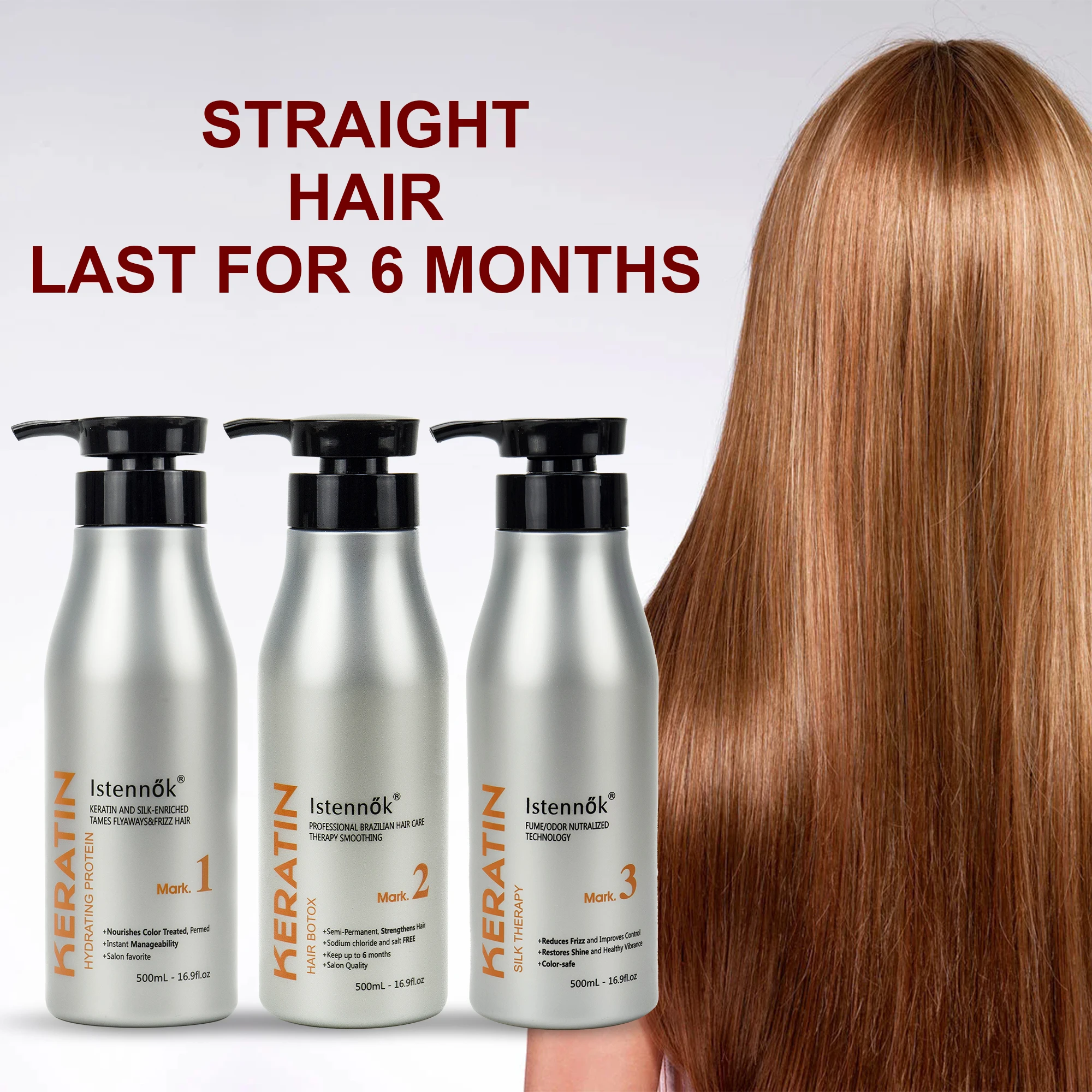 Brazilian Keratin Treatment Semi Permanent Hair Straightening Nano