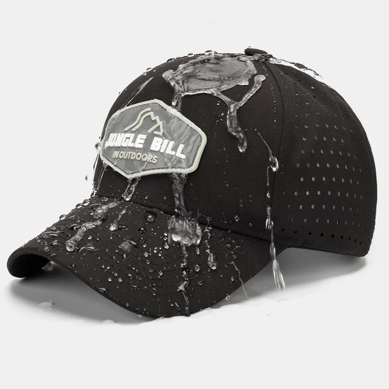 Nuovo berretto da baseball traspirante, design unisex impermeabile, design perforato_voghion.com