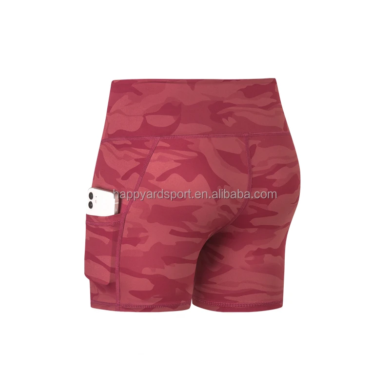 tight camo shorts