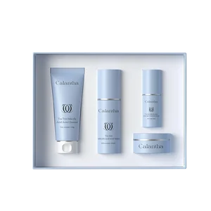 Calantha Organic Anti-Aging Whitening Snail Mucin Collagen Face Serum & Facial Essence Cream Skincare Set Private Label