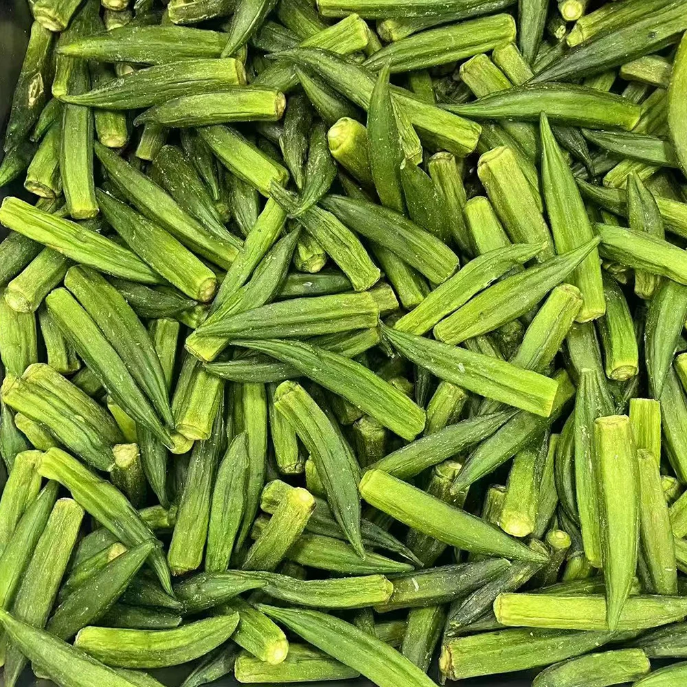 Atacado da China, Lanche Saudável, Quiabo Frito a Vácuo, Batata Vegetal Crocante