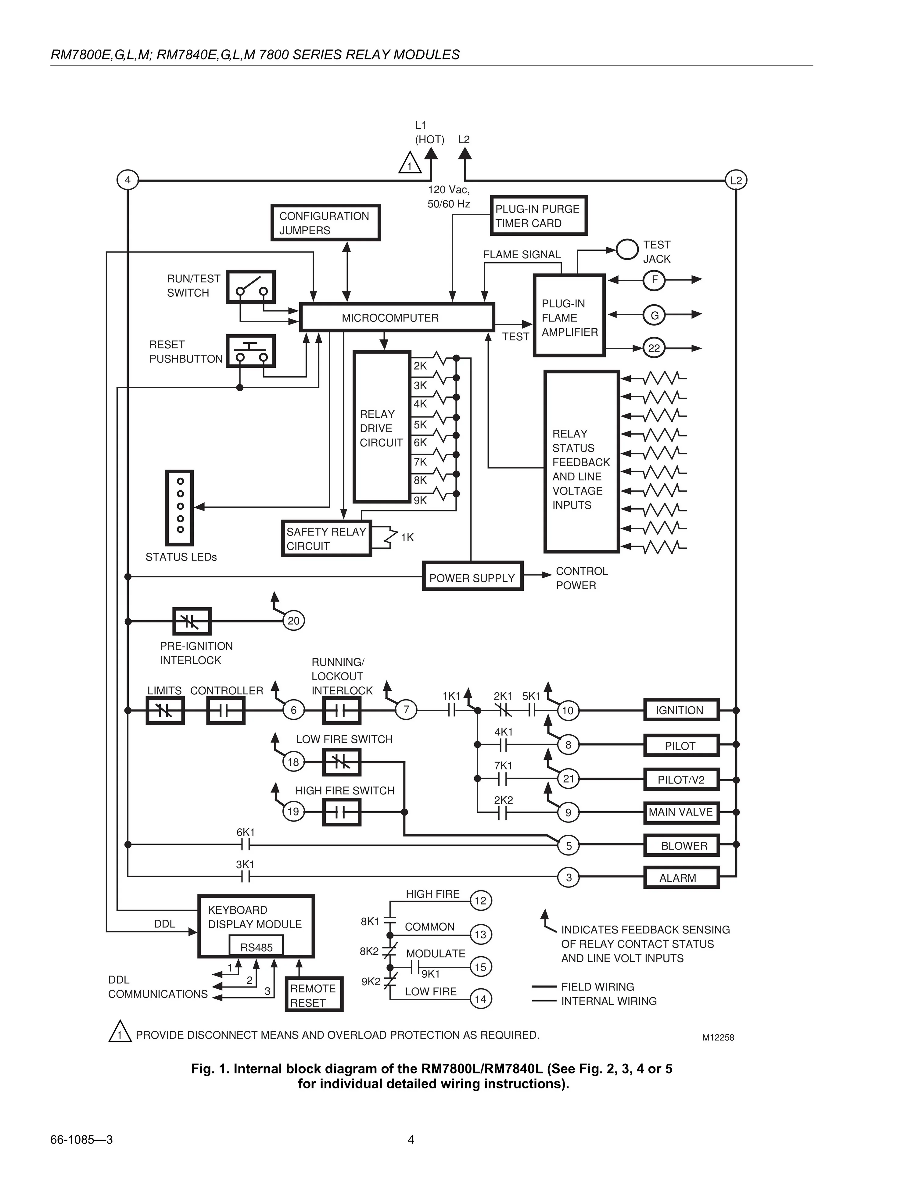 Honeywell 7800 Series Relay Modules Combustion Management System ...