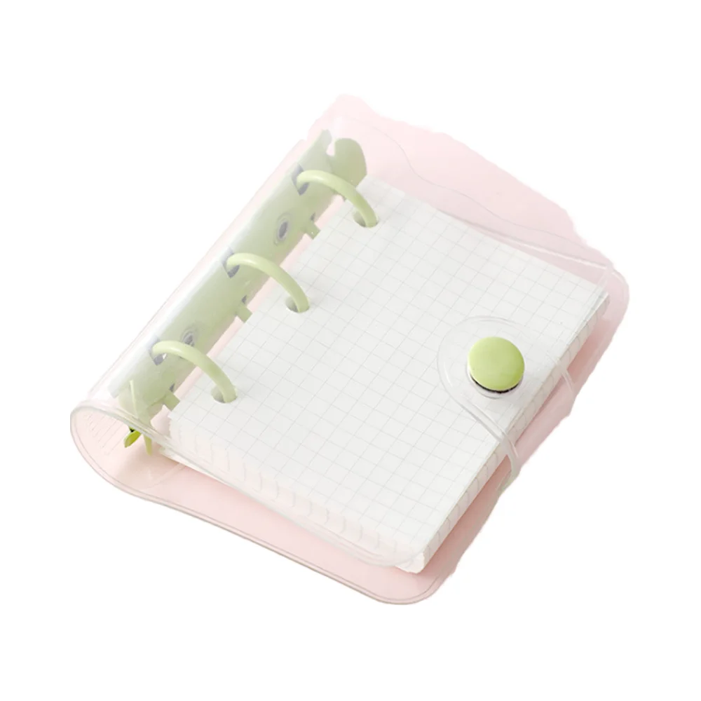 3リングバインダー - ポータブル3リングビューバインダー ノンスティックファイルフォルダー - レターサイズ 詰め替え可能 オフィ 3つの リングバインダー用のカスタム3穴パンチルーズリーフノートブック用紙100枚の5パック JIPONI 3リングバインダー かわいいハイランドカウ 1インチ ラウンドバインダー 男女兼用 学生用 かわいいファイルオーガナイ