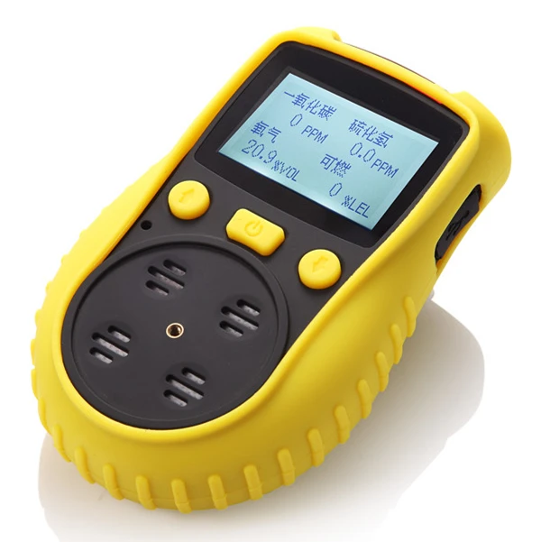 Portable Multi Gas Detector CO O2 H2S CH4 Detected With Diffusion High Precision