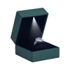 Caja para anillos verde oscuro