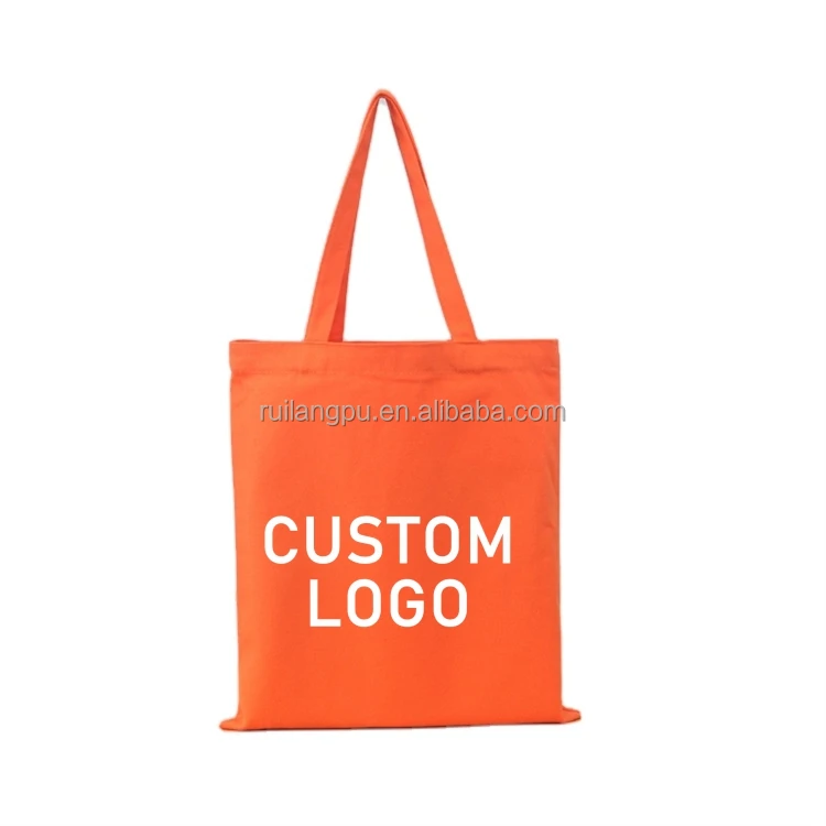 Grocery Heavy Duty With Custom Logo Printing Canvas Cotton Tote