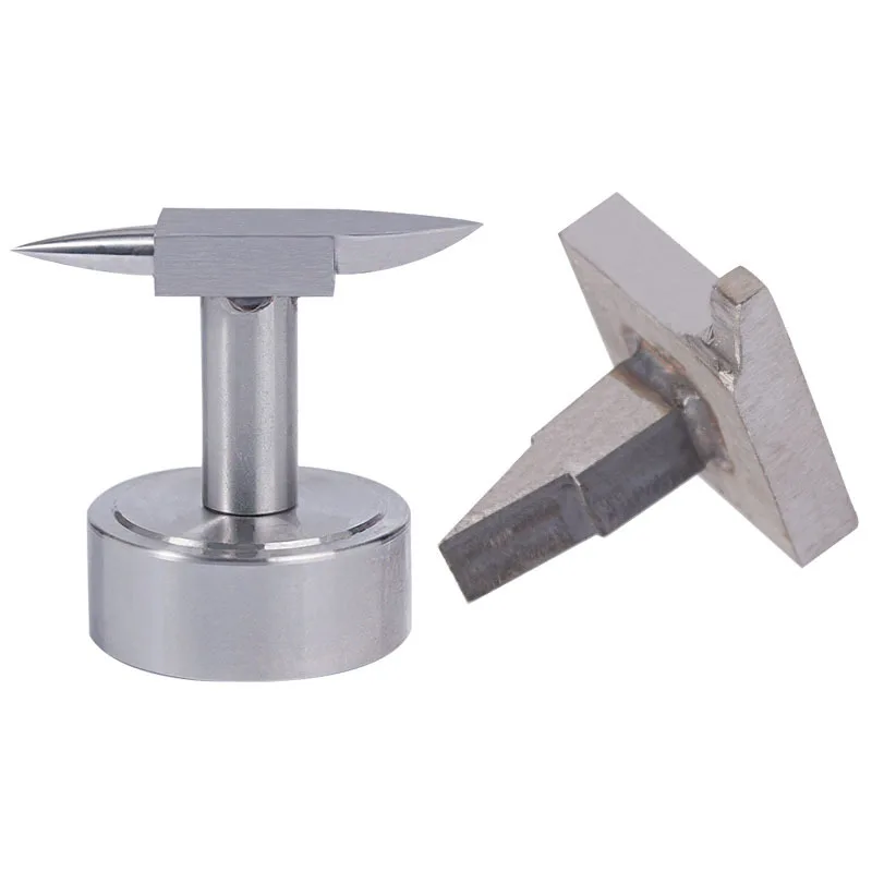 Mini Necklace Ring Model Making Workbench Jewelry Making Tools Double Horn Anvil With Round Base Mini Horn Anvil