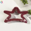 9cm de silicona suave estrella-vino tinto-110