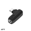 Da 4,8*1,7 mm a USB C nero