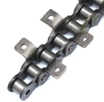 Good Quality Carbon Steel Industrial Short Pitch Conveyor Roller Chain 08B With K1/L2 Attachments