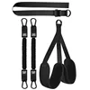 Appareil de musculation pour tractions noir avec 150 lb de traction (2 cordes)