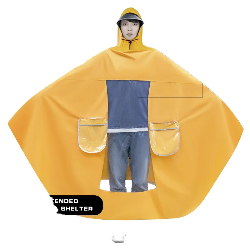 Customized waterproof Oxford cloth bicycle raincoat fishing motorcycle rain coat