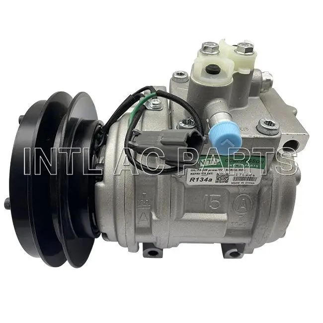 DENSO コンプレッサー 447180-745R Denso 10PA15C エアコンプレッサー for Komatsu 447200-1741 24V 新品