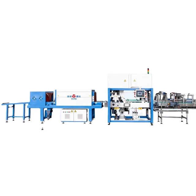 YCTD Professional Shrink Film Packing Machine Impressive Paper Packaging for Beverage Bottles PLC Components for Food Use