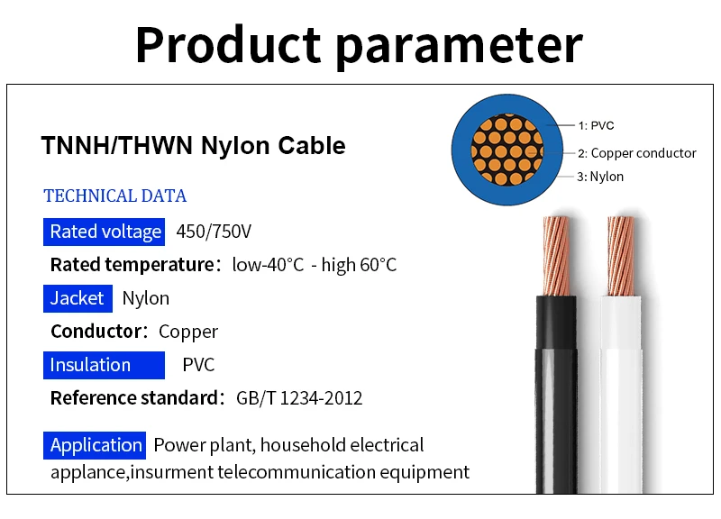 Thhn/thwn Electrical Wire Thhn/thwn Wires And Electric Cables Nylon ...