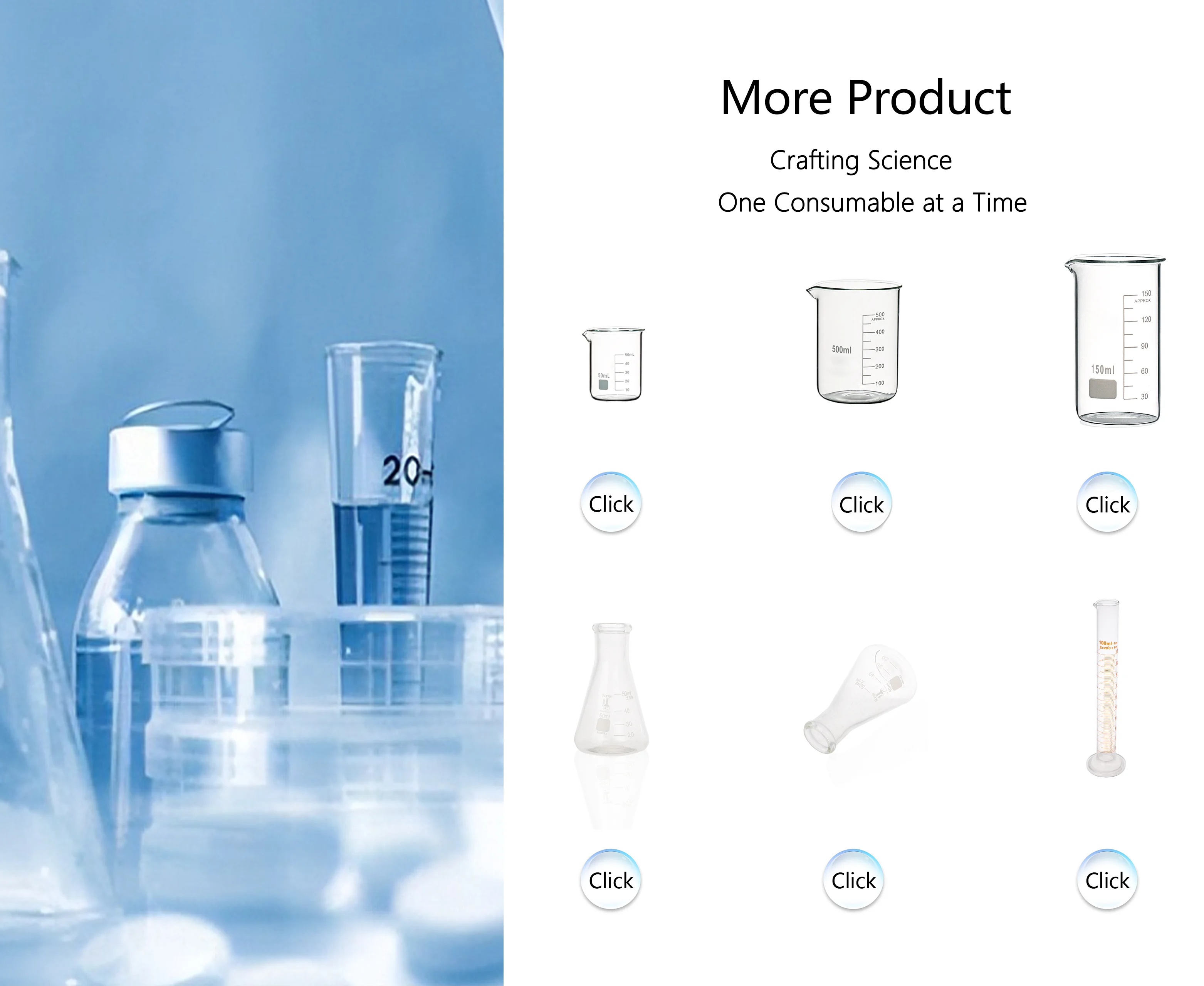 Fanen Laboratory Equipment High Temperature Resistant Glass Beaker Conical Erlenmeyer Flask