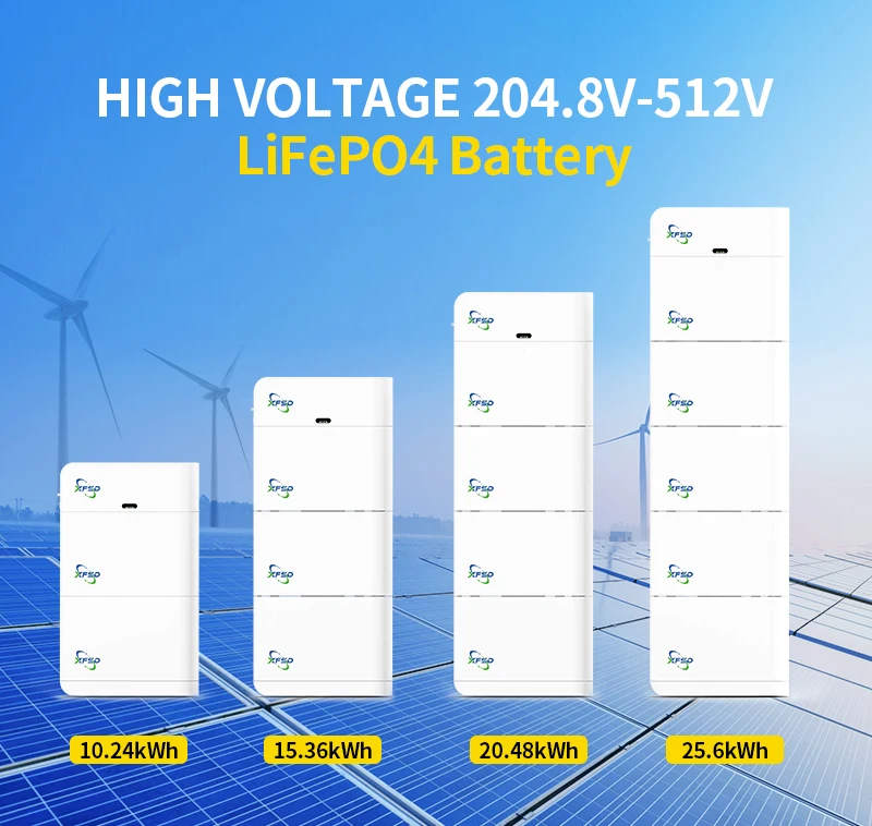 High Voltage 204V 307V 512V 10kw 20kw Solar System Baterias LiFePO4 Battery BESS Built-in BMS Wifi Control Lithium Ion Batterie supplier