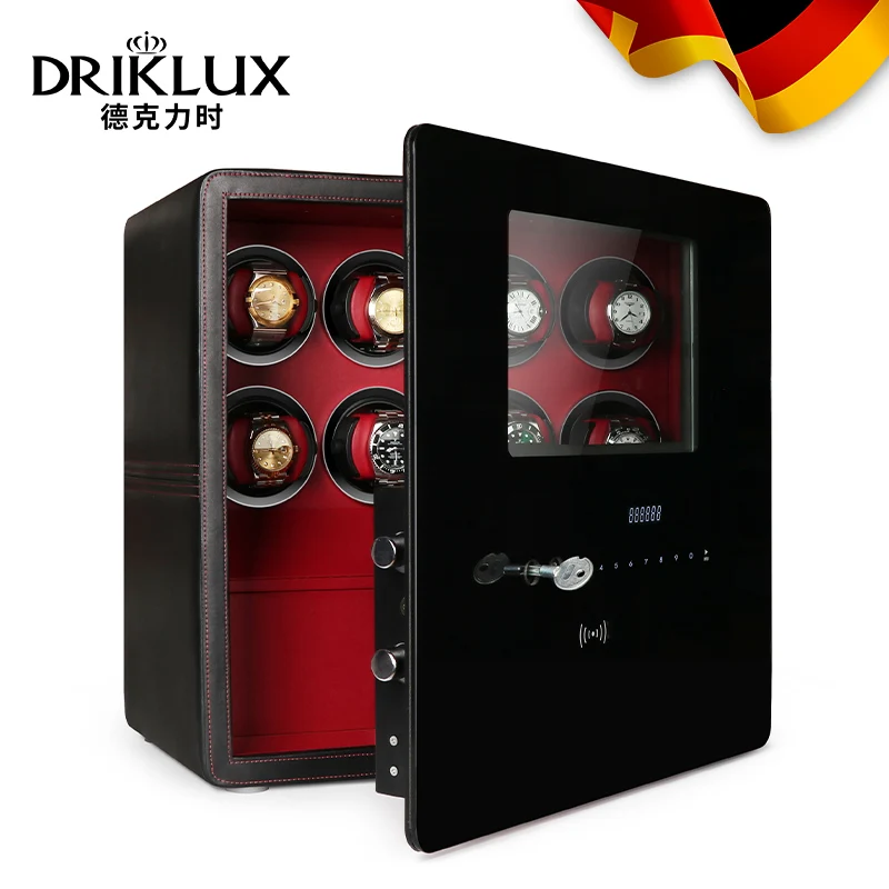 2023 New DRIKLUX Luxury Automatic Watch Winder Safes Box Combination Password With Drawer