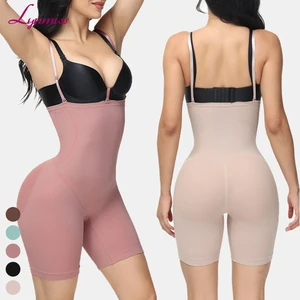 Tummy Control  Underwear Shape Pants Women's Seamless Fixed High Waist Elastic One-piece Shapewear