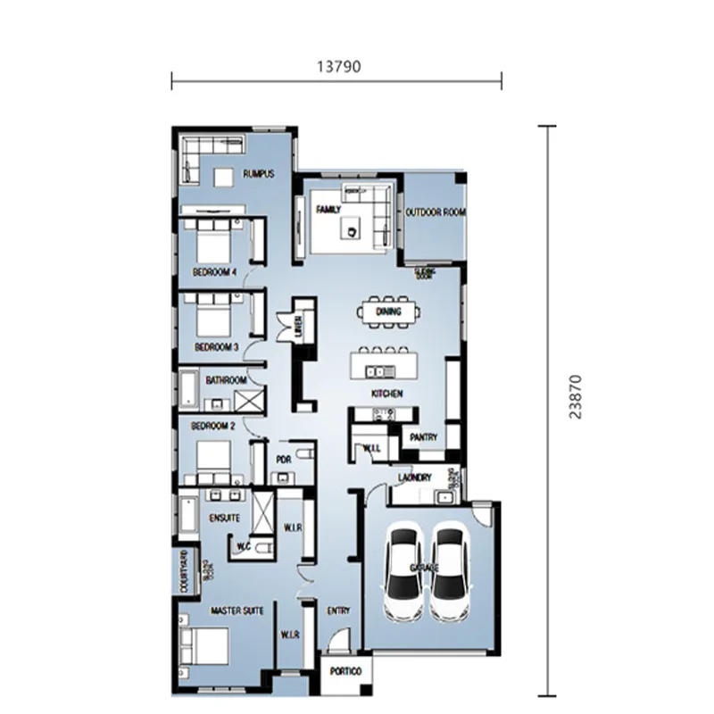 AS/NZS/USA Affordable Modular Prefab Homes With Light Gauge Steel Frame Modular Home Kit