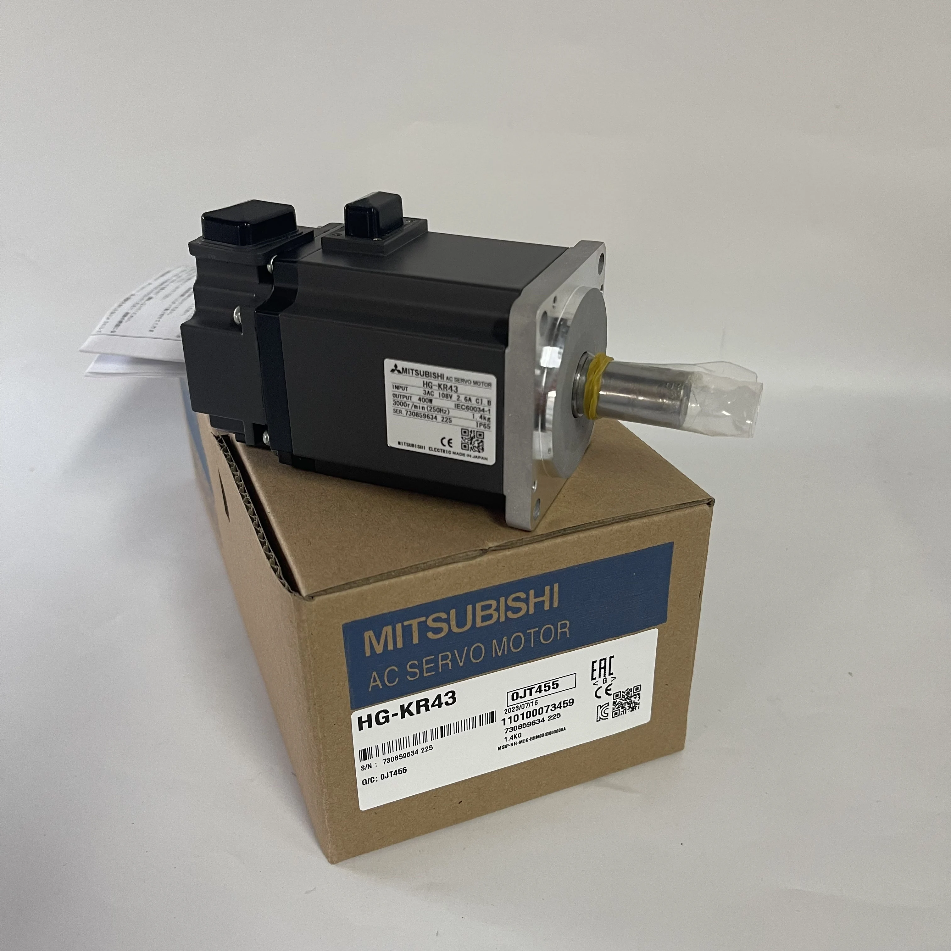 Mitsubishi AC Servo Motor HG-KR43 Mitsubishi AC Servo Motor HG-KR43