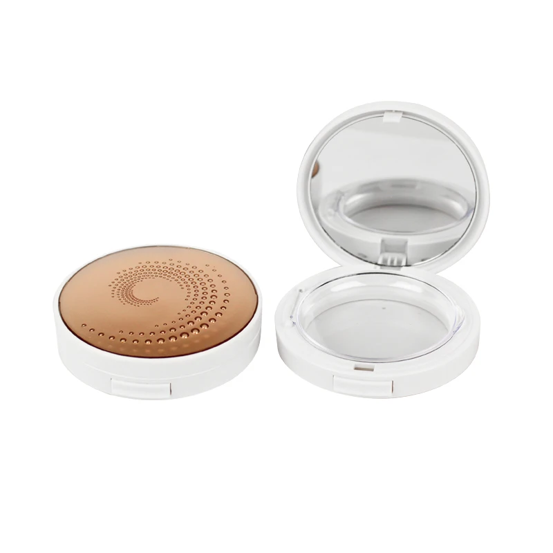 Jinze Round Shape 3D Print Top Cosmetic Powder Container Compact Powder case