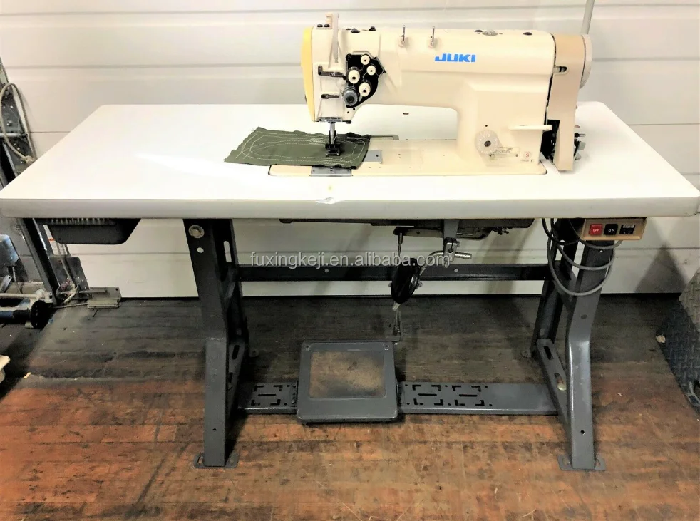 Used JUKI LH 3128 ダブルニードルロックステッチミシン 1年保証